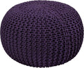 COTTON CRAFT Round Dori Pouf by COTTONCRAFT