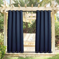 NICETOWN Gazebo Curtains Outdoor Waterproof & Windproof 95 inch Length 2 Panels by NICETOWN