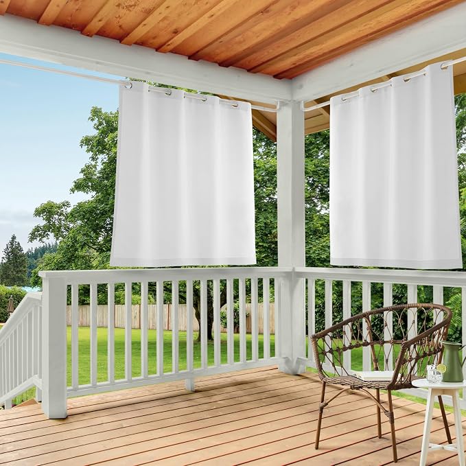 Town & Country Basics Cabana Solid Heavyweight Indoor Outdoor Curtains by TOWN+%26+COUNTRY+BASICS