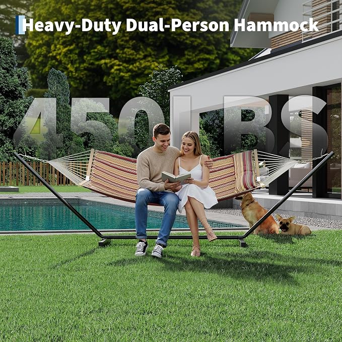 Portable 2 Person Double Hammock - Image 2