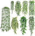 Der Rose 8Pcs Fake Plants Hanging Artificial Ivy Vine Faux Eucalyptus Hanging by DerRose