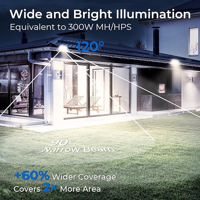CINOTON 65W LED Flood Lights Outdoor, IP65 Waterproof Exterior Security Wall - Image 12