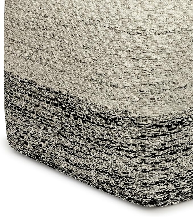 SIMPLIHOME Macie Square Pouf - Image 5