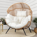 Shintenchi Wicker Egg Chair Outdoor Rattan Patio Chair by Shintenchi