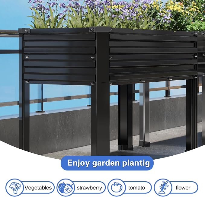 2PCS Galvanized Raised Garden Bed - Image 7
