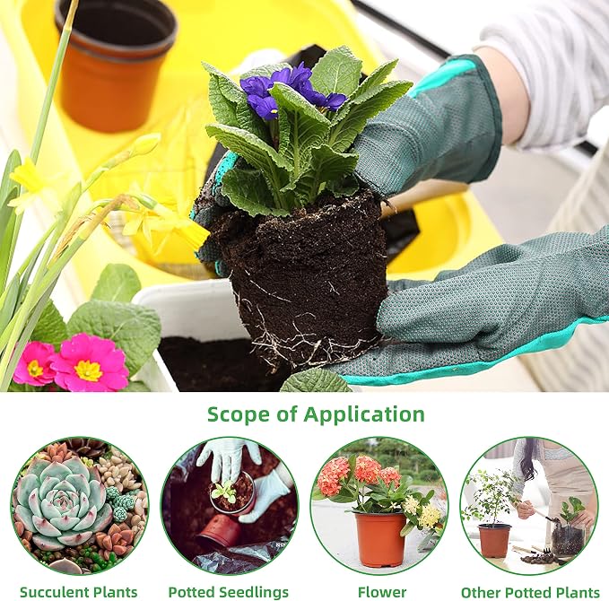 TDHDIKE 4" Small Plastic Plant Pots - Image 6