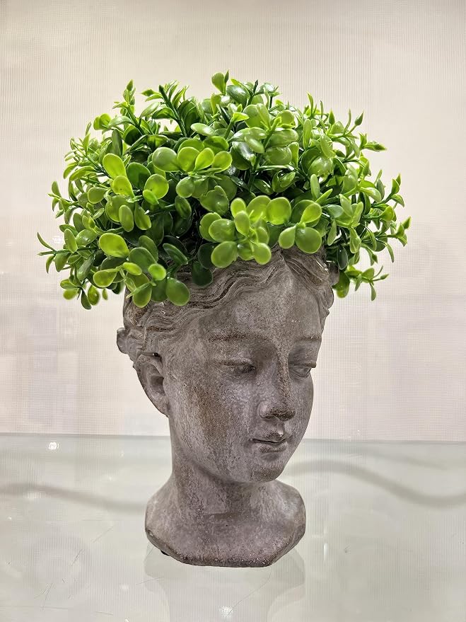 Abbott Collection Aphrodite Head Planter – Large Indoor and Outdoor Planter Pots - Image 6