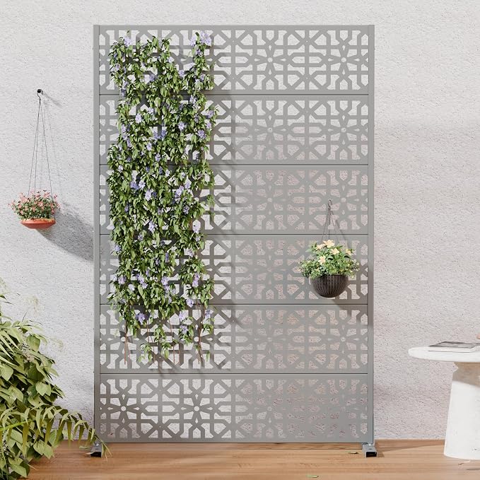 Casaphoria Metal Privacy Screen Outdoor by Casaphoria