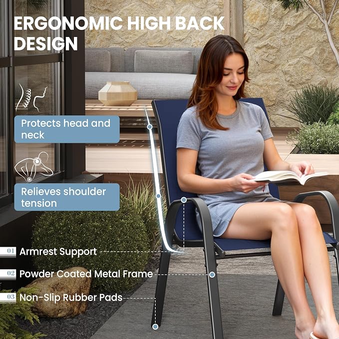 Patio Table and Chairs Set - Image 4