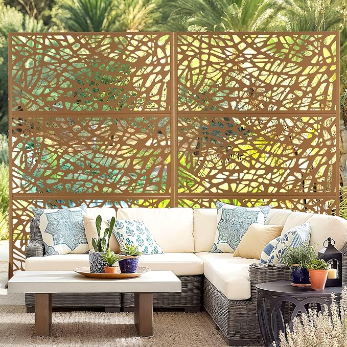 Outdoor Privacy Screen, Freestanding Privacy Fence Panels - Image 8