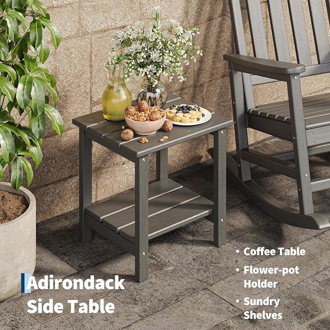 HDPE Rocking Chair Outdoor Set of 2 - Image 4