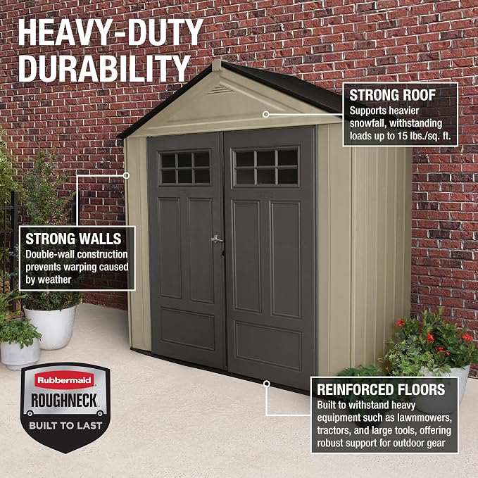 Rubbermaid Resin Outdoor Storage Shed - Image 4