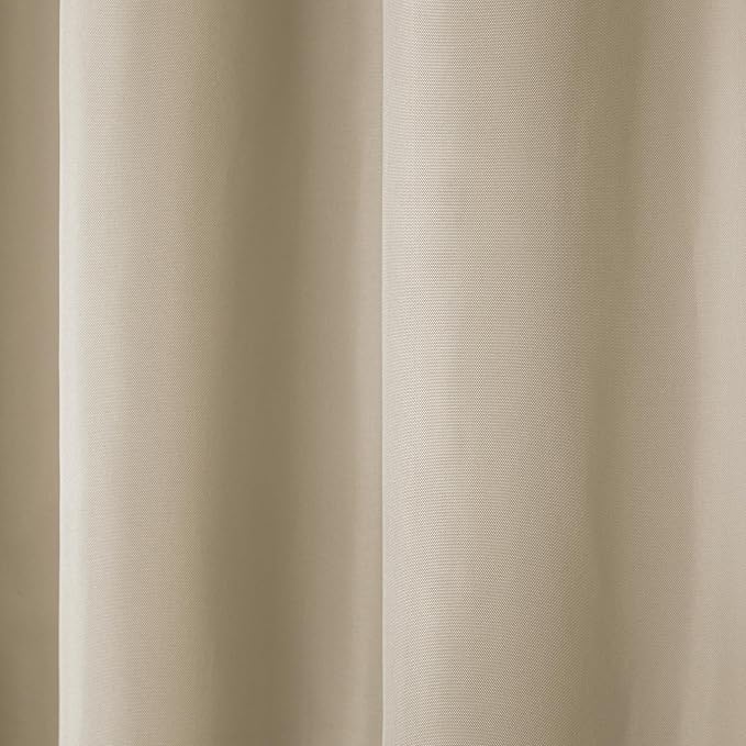 TOWN & COUNTRY BASICS Cabana Solid Heavyweight Indoor Outdoor Curtains - Image 5