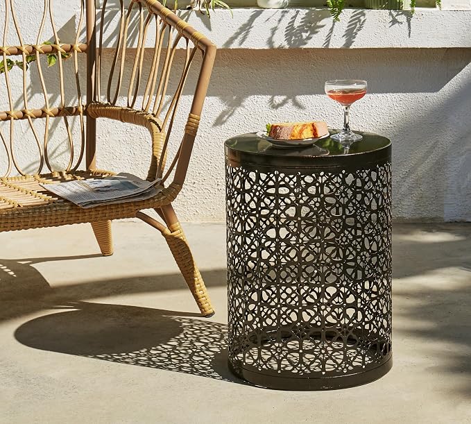HFHOME Set of 3 Heavy-Duty Round End Table, Side Table, Coffee Table - Image 9