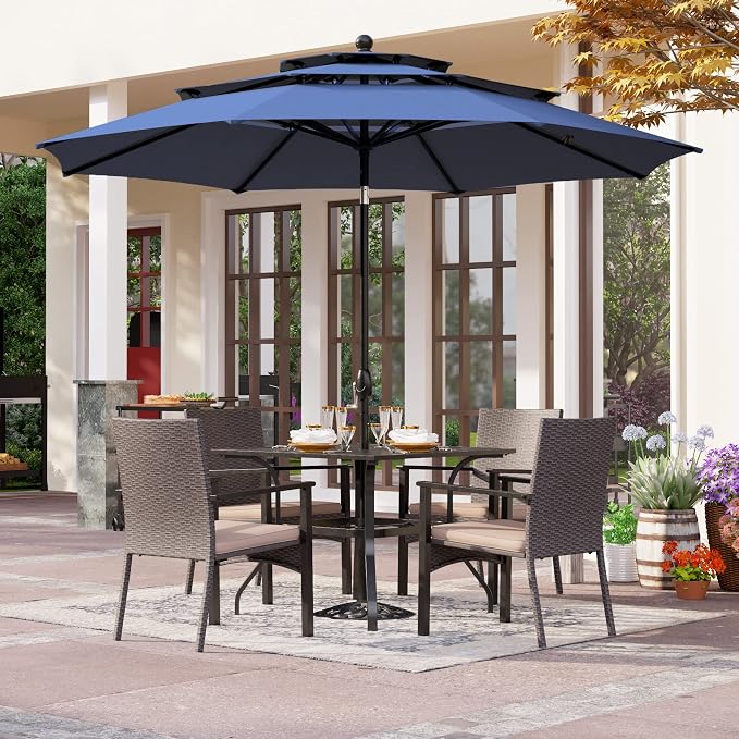 PHI VILLA 5 Pieces Outdoor Dining Set - Image 6