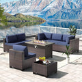 Kullavik 8 Pieces Outdoor Patio Furniture Set, Sectional Sofa Set by KULLAVIK