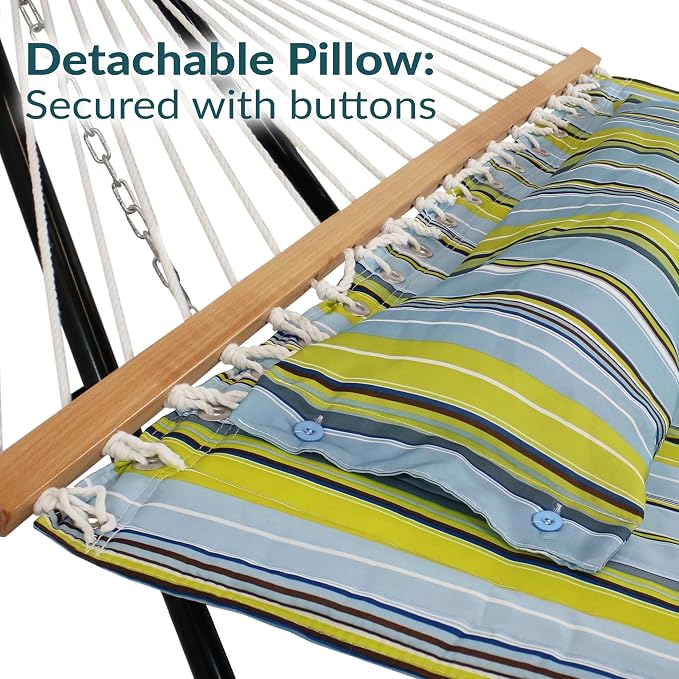 Sunnydaze Quilted Outdoor Hammock - Image 7