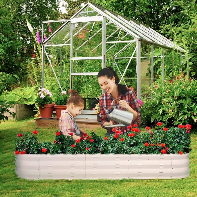 GADI 67-Inch Raised Garden Bed, Metal Planter Box - Image 2