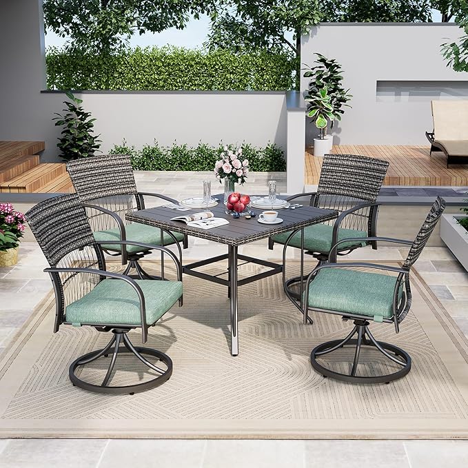 Pamapic 5-Piece Outdoor Dining Set - Image 3