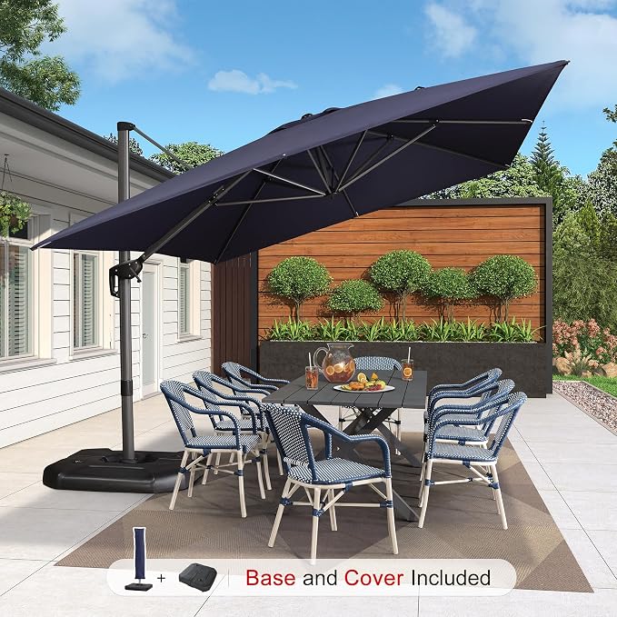 PURPLE LEAF 10'×13' Patio Umbrella - Image 2