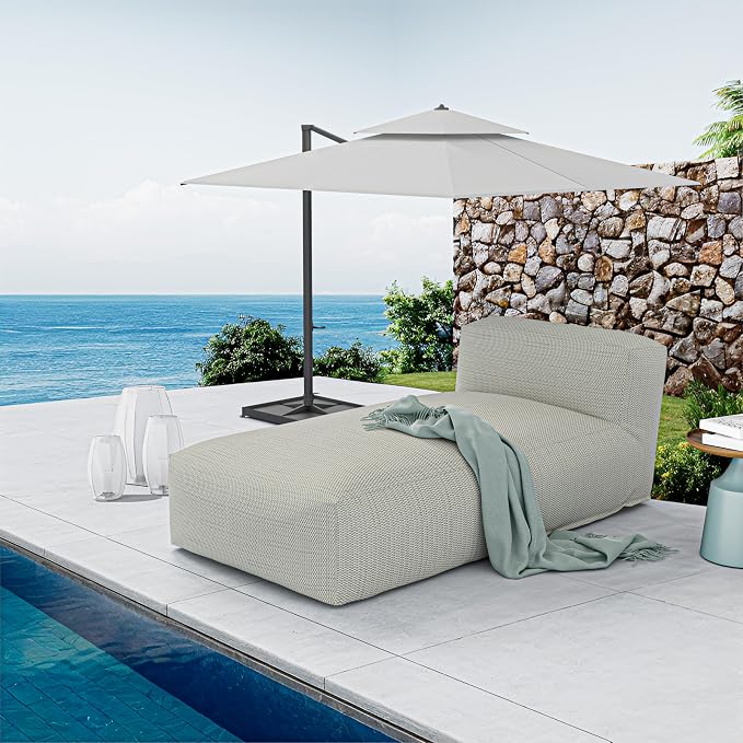 Outdoor Bean Bag Lounger Chair, Big Comfy Outdoor Daybed - Image 7