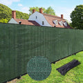 UPGRADE Privacy Fence Screen 8'x27' Dark Green Outdoor 90% Visibility Blockage by UPGRADE