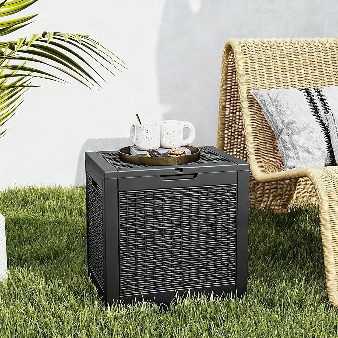 NEWBULIG 31 Gallon Outdoor Storage Box, Waterproof Deck Box - Image 7