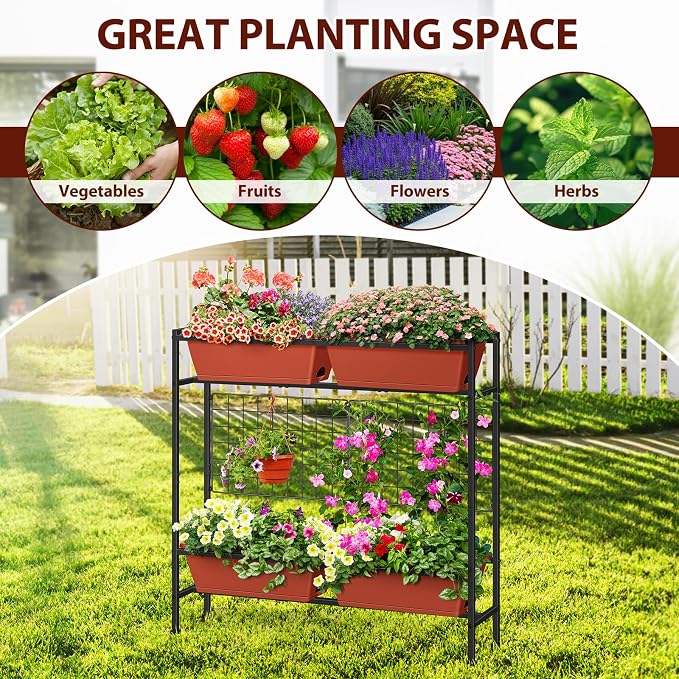 Raised Garden Beds with Legs, Elevated Planter Box Outdoor - Image 8