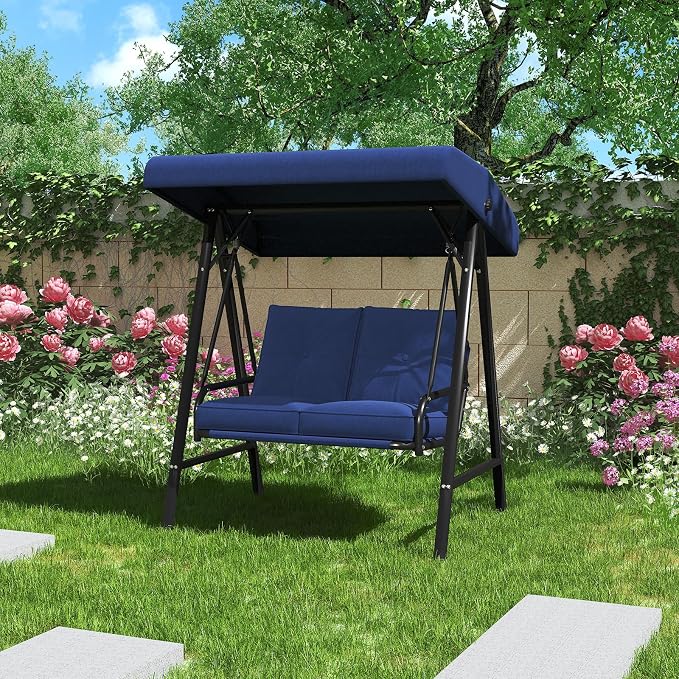 AECOJOY 2-Seat Outdoor Patio Swing Chair - Image 8