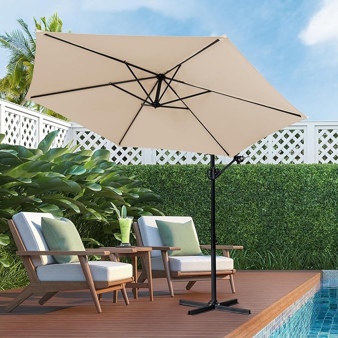 Shintenchi Patio Offset Umbrella - Image 7
