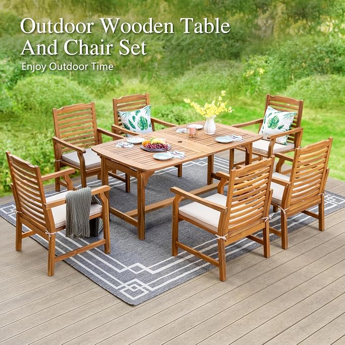 Sophia & William Patio Outdoor Table and Chairs Set, Patio Dining Sets - Image 2