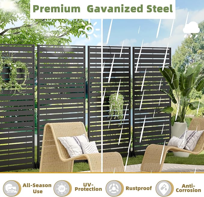 Casaphoria Metal Privacy Screen Outdoor - Image 4