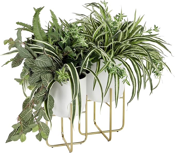 Deco 79 Metal Indoor Outdoor Planter Large Planter Pot - Image 8