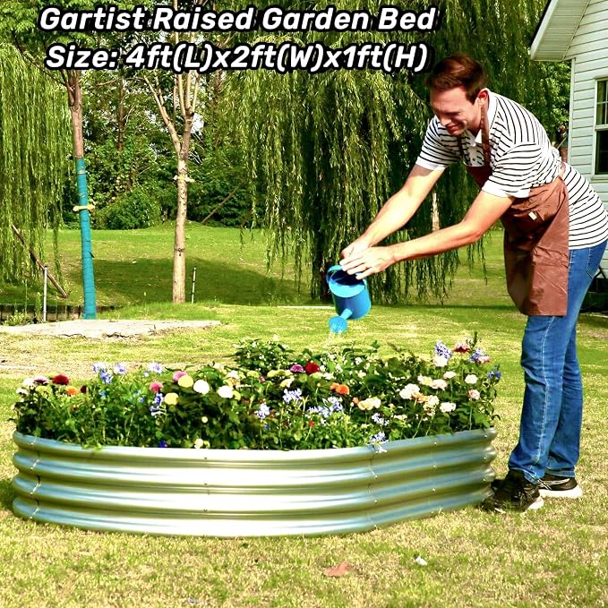 2 pcs 4×2×1 ft Raised Garden Bed - Image 3