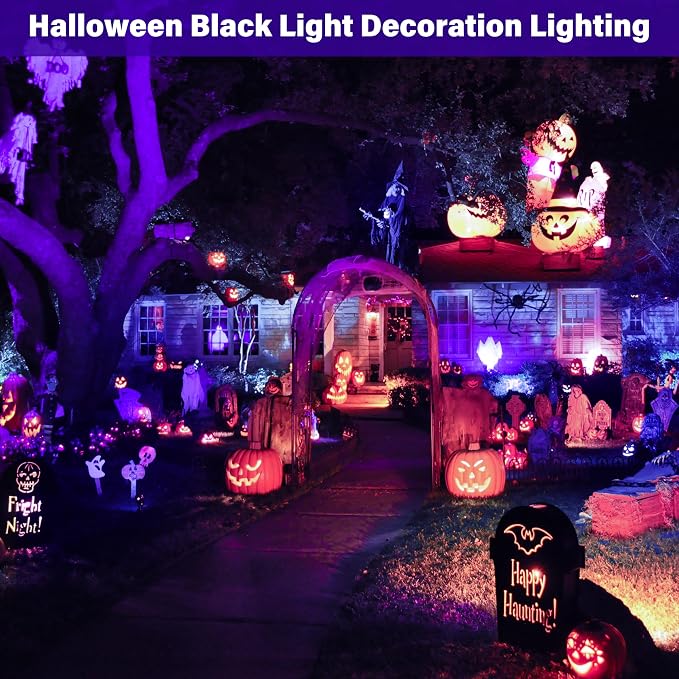12W Black Lights for Glow Party - Image 5