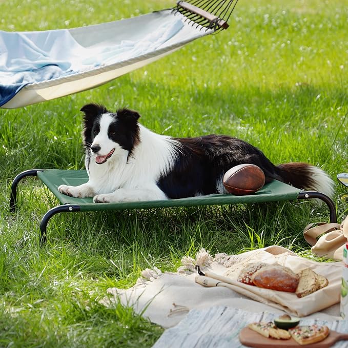 Bedsure Outdoor Elevated Dog Bed Large Sized Dog, Portable Indoor & Outdoor - Image 7