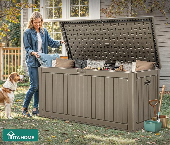 YITAHOME 260 Gallon Large Deck Box - Image 7