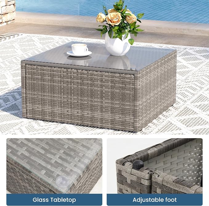 Wisteria Lane 8 Pieces Outdoor Patio Furniture Set - Image 7