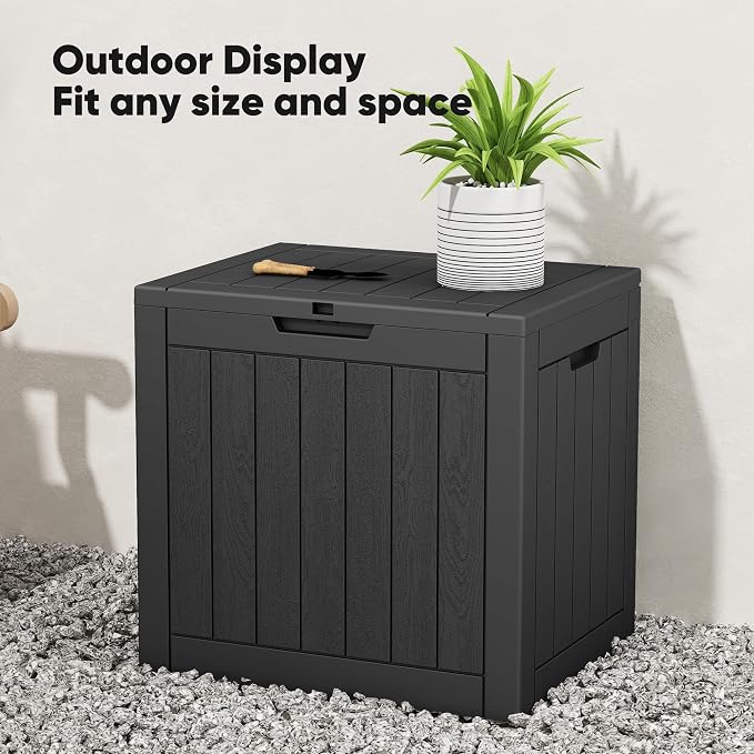 NEWBULIG 31 Gallon Outdoor Storage Box, Waterproof Deck Box - Image 8