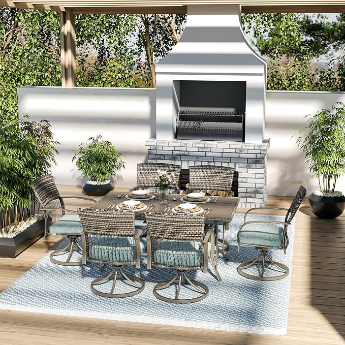 Pamapic 7-Piece Outdoor Dining Set - Image 2