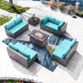 Kullavik 10 Pieces Outdoor Patio Furniture Set by KULLAVIK