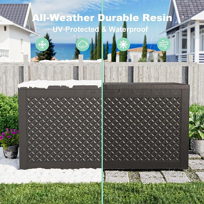 ROJIK Outdoor Storage Housing Deck Box - Image 6
