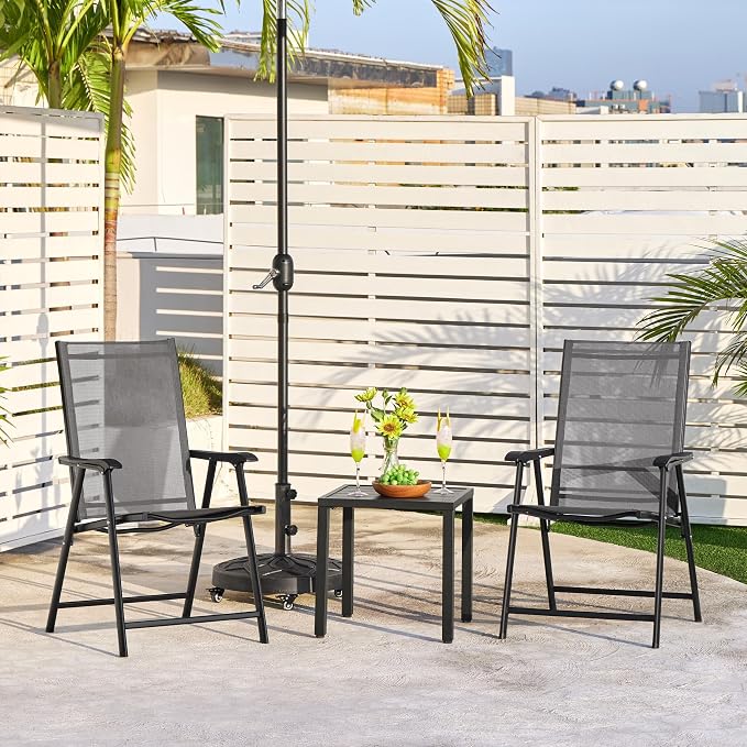 Yaheetech Patio Dining Chairs Set of 4 - Image 9