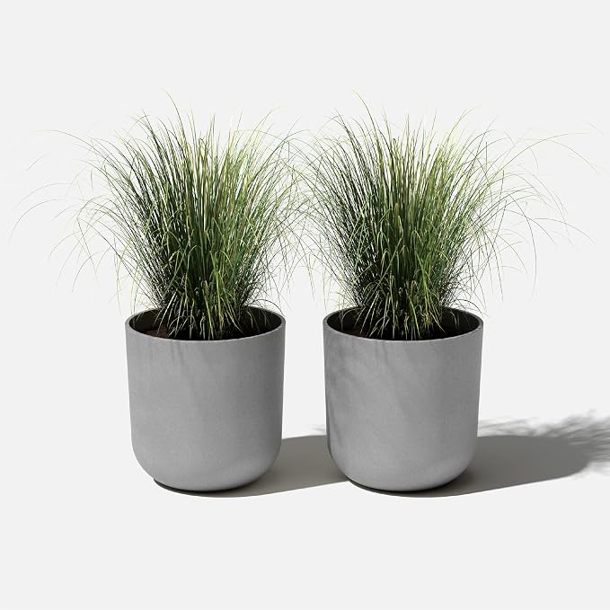 Veradek Round Lima Plastic Planter Pots - Image 8