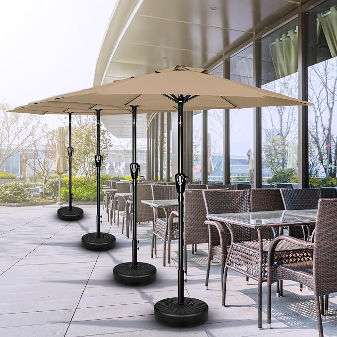 Simple Deluxe 9' Patio Umbrella Outdoor Table Market Yard Umbrella - Image 6