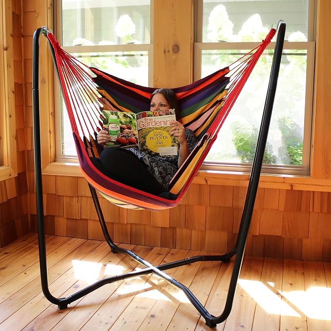 Sunnydaze Hanging Hammock Chair - Image 7