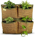 Vertical Garden Planter, 4 Pocket, Vertical Planter, wall planters by Austram