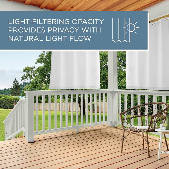 Town & Country Basics Cabana Solid Heavyweight Indoor Outdoor Curtains - Image 9