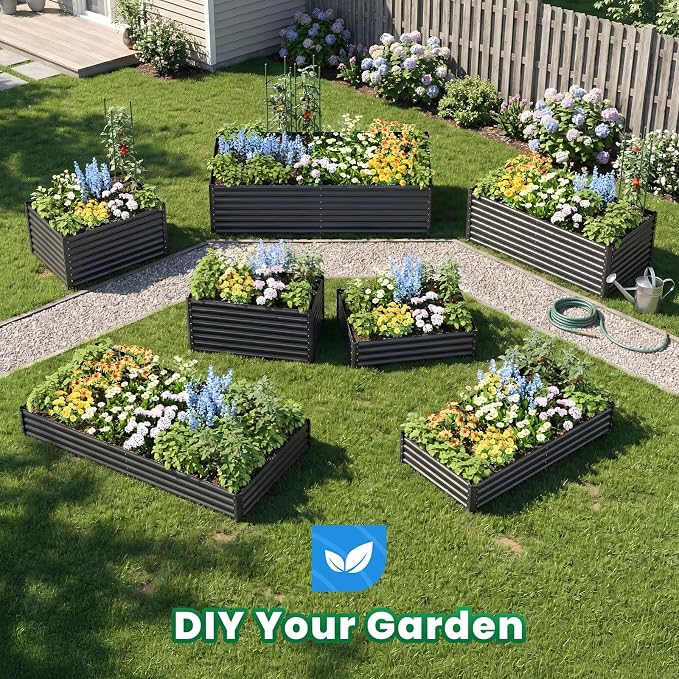 Quictent Galvanized Raised Garden Bed 8x4x2 Ft Tall Metal Planter Box - Image 8