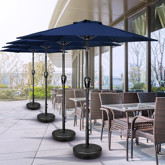 Simple Deluxe 9' Patio Umbrella Outdoor Table Market Yard Umbrella - Image 7